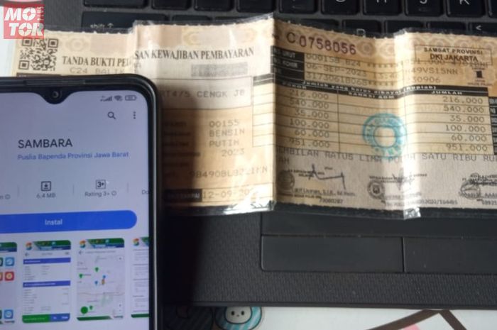 Cek Pajak Kendaraan Kini Semudah Sentuhan Layar Lewat HP, Tak Perlu Lagi Antre di Kantor Samsat untuk Lihat Tagihan dan Bayar Pajak