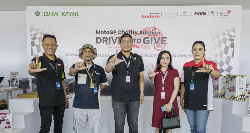 Lelang Merchandise MotoGP Mandalika Hasilkan Rp63 Juta