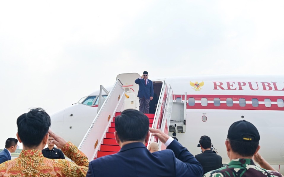 Presiden Prabowo Hanya Gunakan Satu Pesawat Kepresidenan Dalam Setiap Lawatan Luar Negeri