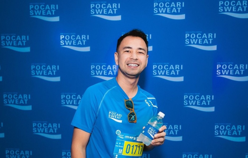 Raffi Ahmad Meriahkan Lari Mandalika Pocari Sweat Runs