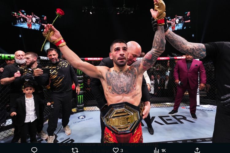 Ilia Topuria Hadapi Charles Oliveira di Duel Utama UFC 317