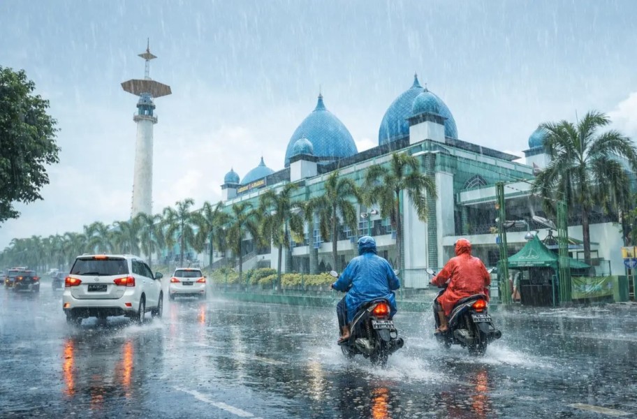 BMKG Keluarkan Peringatan Hujan Lebat 27 Februari 2026, Ini 10 Wilayah yang Harus Waspada