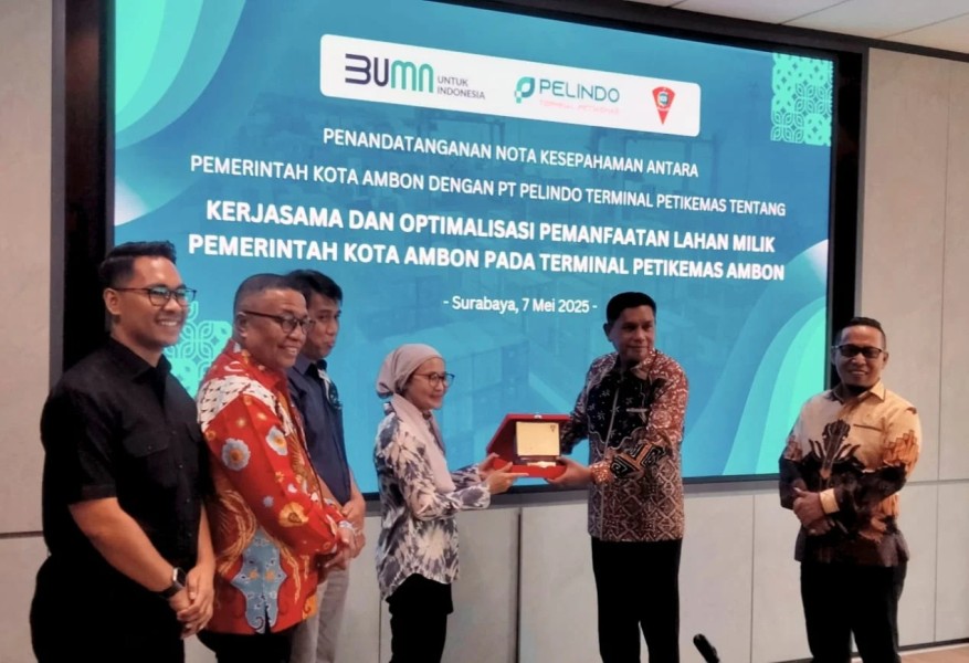 Pemkot Ambon dan PT Pelindo Teken MoU untuk Percepat Distribusi Logistik Nasional