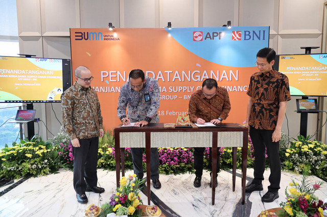 BNI Konsolidasikan Pembiayaan Supply Chain Bersama APP Group Yaitu Langkah Besar Menuju Efisiensi Bisnis