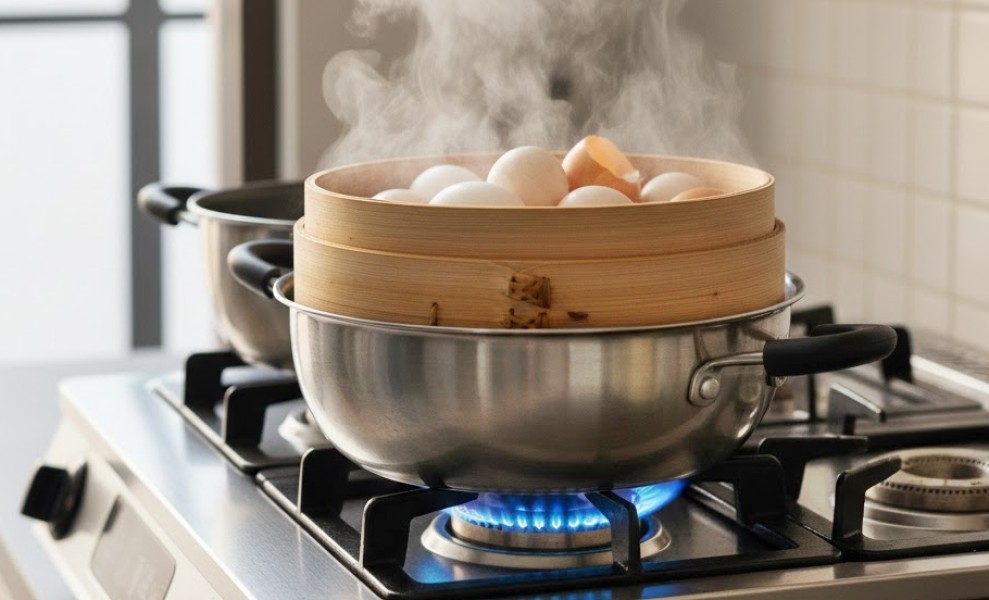 Waktu Mengukus Telur Agar Matang Merata dan Mudah Dikupas