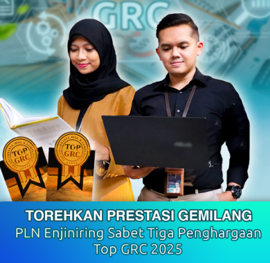 Torehkan Prestasi Gemilang, PLN Enjiniring Sabet Tiga Penghargaan Top GRC 2025
