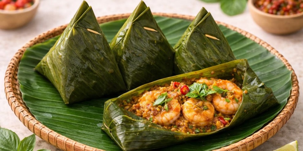 Resep Pepes Udang Lezat dengan Bumbu Meresap Cocok Menu Sahur