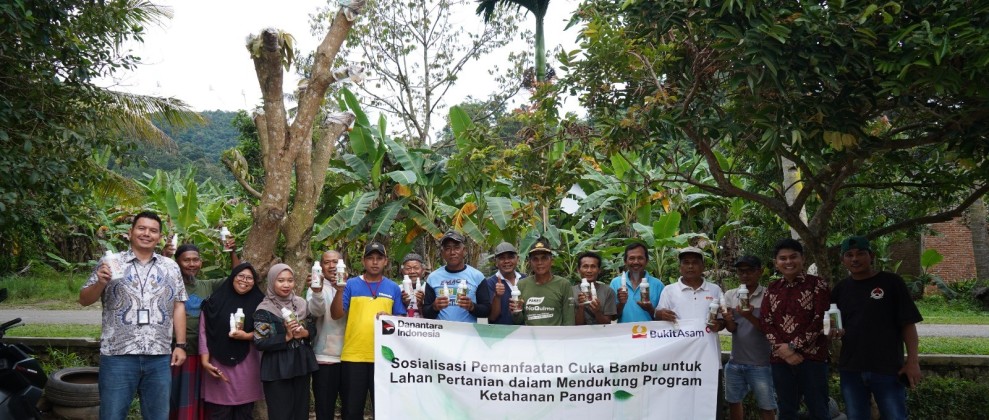 PT Bukit Asam Perkuat Pertanian Nasional dengan Inovasi Cuka Bambu