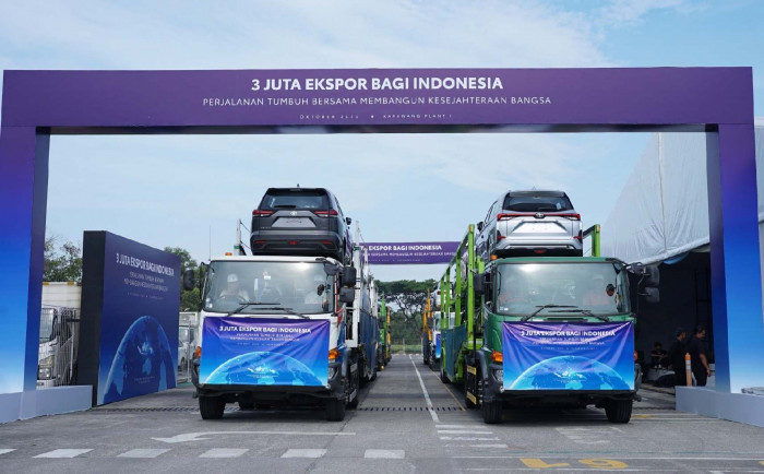 Ekspor Kendaraan Toyota Indonesia Capai Rekor Tembus 3 Juta Unit