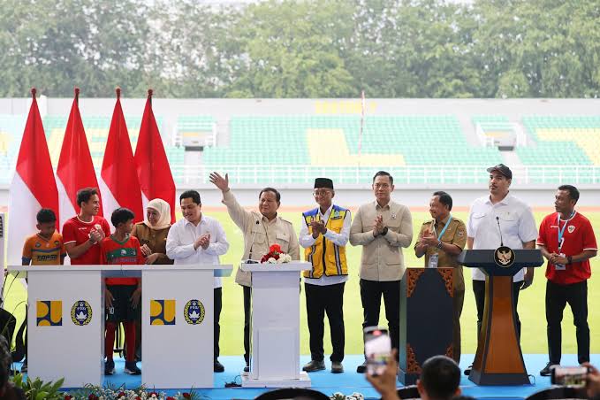 Erick Thohir Apresiasi Pemerintah atas Renovasi 17 Stadion Berstandar FIFA