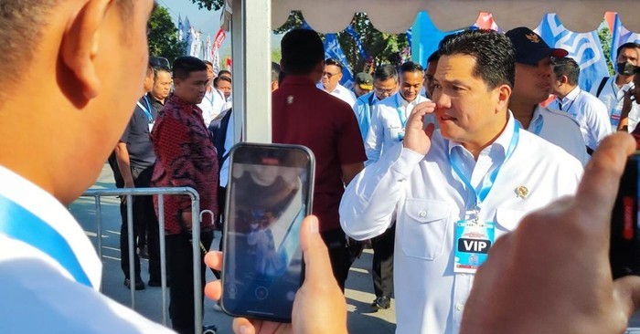 Erick Thohir Hadiri Peluncuran Kopdes Merah Putih