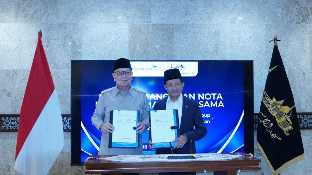 Garuda Indonesia Kolaborasi dengan Masjid Istiqlal Tingkatkan Layanan