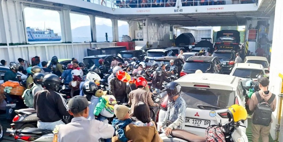 Kapal Ferry Maksimalkan Transportasi Pemudik Motor di Arus Balik Lebaran Tahun Ini