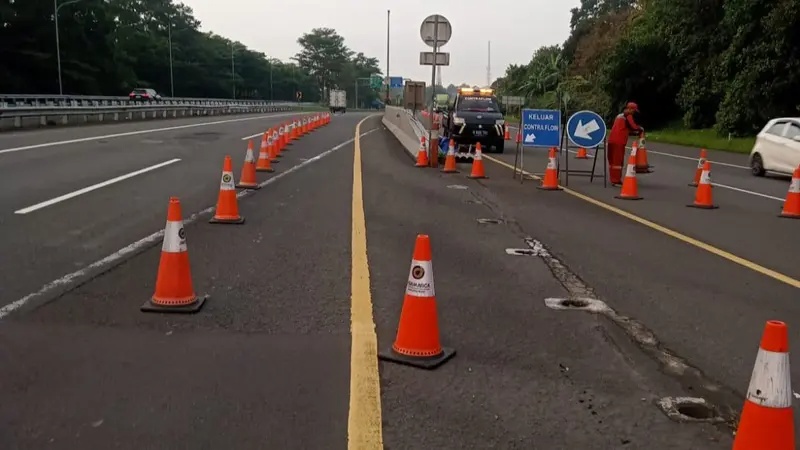 Jasa Marga Terapkan Contraflow Tol Janger untuk Atasi Kemacetan Pagi