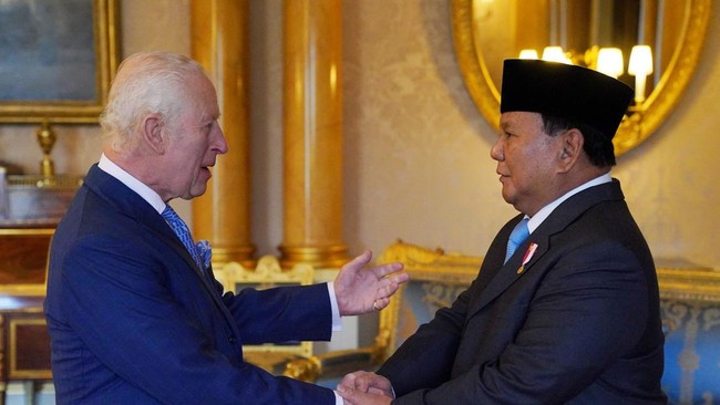 Prabowo Kunjungi Inggris Bertemu Raja Charles dan PM