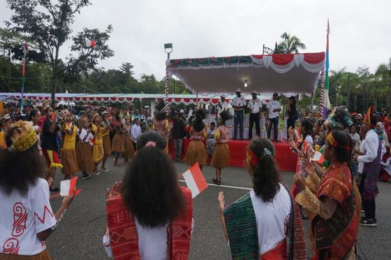 Freeport Indonesia Rayakan 80 Tahun Merdeka dengan Lari Warna