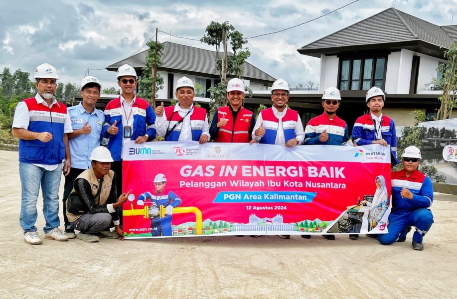 Persiapan Gas Bumi PGN untuk HUT RI ke-79 di IKN