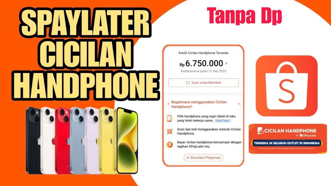 Cara Kredit Hp di Shopee dengan SPayLater dan Kartu Kredit
