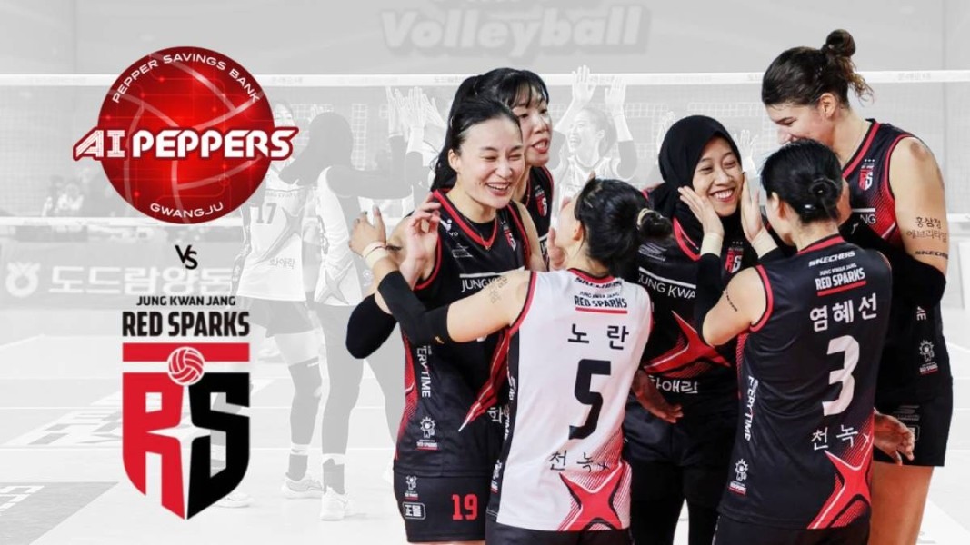Red Spark Tantang AI Pepper di Putaran Ke 5 Liga Voli Korea 2025