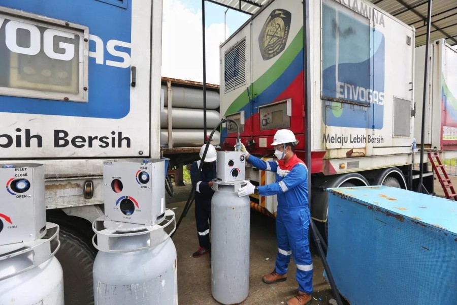 Pertamina Optimalkan Pemanfaatan Gas CNG Bersih Pertamina Optimalkan Pemanfaatan Gas CNG Bersih