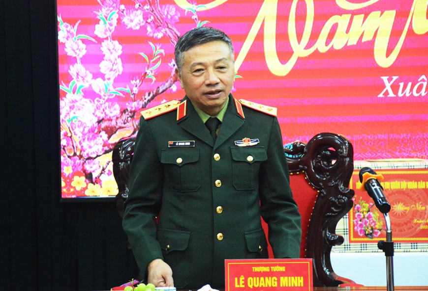 Letnan Jenderal Le Quang Minh Pastikan Logistik Siap Untuk Berbagai Tugas Mendadak