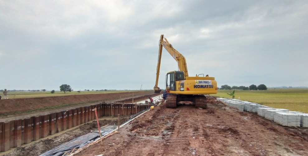 Waskita Karya Tingkatkan Produktivitas Pertanian di Indramayu Lewat Proyek Pengurugan Tanah
