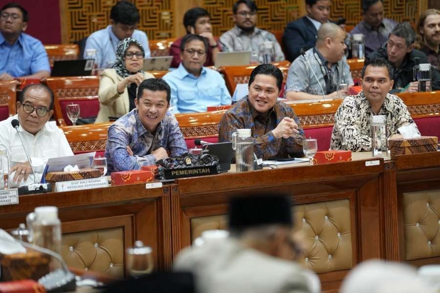 Erick Thohir Apresiasi Dukungan DPR untuk Timnas