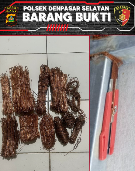 Pria di Denpasar Nekat Curi Kabel Listrik Mal, Polisi Ungkap Modusnya