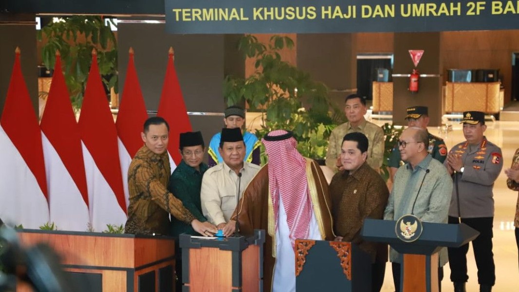 Presiden Prabowo Resmikan Terminal Khusus Haji dan Umrah di Bandara Soekarno-Hatta, Angkasa Pura Apresiasi Langkah Strategis