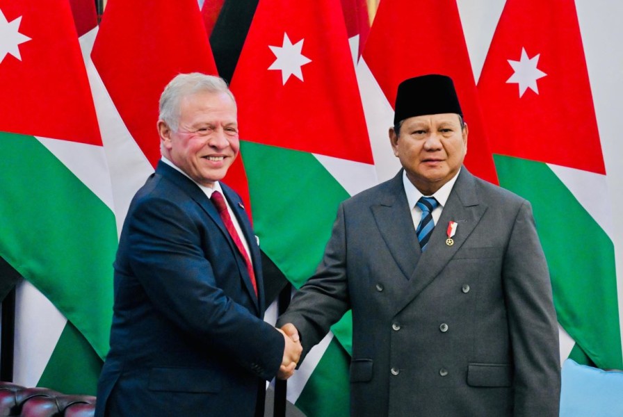 Presiden Prabowo Tiba di Yordania, Jalin Kerja Sama dengan Raja Abdullah II