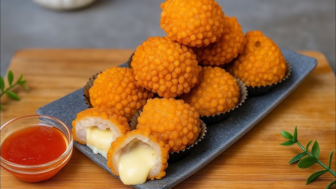 Resep Bola-Bola Ayam Keju Lumer Renyah, Camilan Viral Rumahan yang Mudah Dibuat