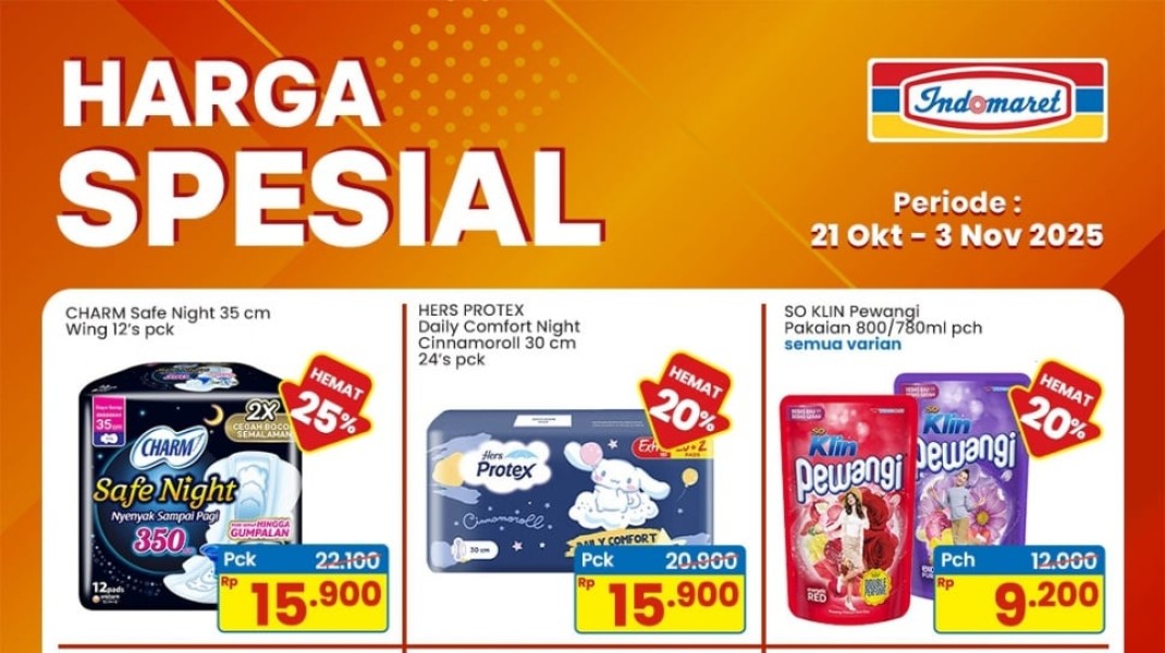 Promo Indomaret Hemat Sampai 35 Persen, Buruan Sebelum 3 November